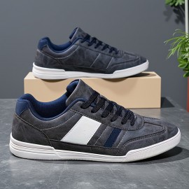 Men'S Lightweight Business Casual Shoes - All-Season Formal & Everyday Shoes with Cushioned TPR Sole, Lace-Up Closure, Brown - Durable Synthetic Faux for Office, Meetings, Events - Extended Sizes Available - Easy-Clean Minimalist Design, Office Footwear, Sleek Shoe Design, Fabric Lined Interior, Event Footwear, Modern Footwear, Breathable Fabric, Professional Men, Men'S Sneakers, Shoe For Men Korian, Men'S Nubuck Sneakers, Men Shoe