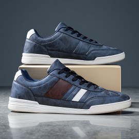 Men'S Lightweight Business Casual Shoes - All-Season Formal & Everyday Shoes with Cushioned TPR Sole, Lace-Up Closure, Brown - Durable Synthetic Faux for Office, Meetings, Events - Extended Sizes Available - Easy-Clean Minimalist Design, Office Footwear, Sleek Shoe Design, Fabric Lined Interior, Event Footwear, Modern Footwear, Breathable Fabric, Professional Men, Men'S Sneakers, Shoe For Men Korian, Men'S Nubuck Sneakers, Men Shoe