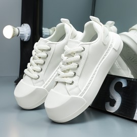 Men'S Summer Casual Low-Top Sneakers - Black & White with Green Accents, Breathable Fabric Lining, Durable Faux Sole, Lace-Up Round Toe Design for Casual Attire, Streetwear Shoes | Trendy Casual Shoes | Comfortable Footwear