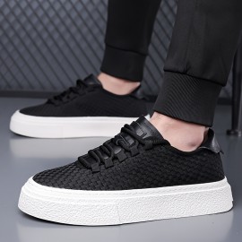 Men's Fashion Street Sports Casual Shoes Thick Sole Anti-slip Trendy Comfortable Board Shoes