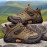 Men's All-Season Low-Top Hiking Boots - Heavy-Duty  & Rugged Sole, All-Terrain Traction for Outdoor Trekking, Camping, Work & Casual Wear - Durable All-Weather Ankle Shoes (Solid Color)