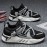 Men'S Summer Casual Sports Shoes Daddy Sneakers with Soft Bottom Lace-Up Closure Breathable Mesh Low Style Chunky Shoes