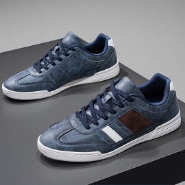 Men'S Lightweight Business Casual Shoes - All-Season Formal & Everyday Shoes with Cushioned TPR Sole, Lace-Up Closure, Brown - Durable Synthetic Faux for Office, Meetings, Events - Extended Sizes Available - Easy-Clean Minimalist Design, Office Footwear, Sleek Shoe Design, Fabric Lined Interior, Event Footwear, Modern Footwear, Breathable Fabric, Professional Men, Men'S Sneakers, Shoe For Men Korian, Men'S Nubuck Sneakers, Men Shoe